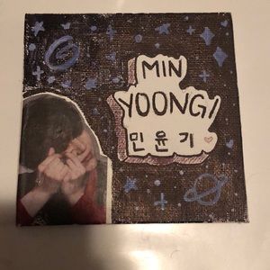 BTS suga painting